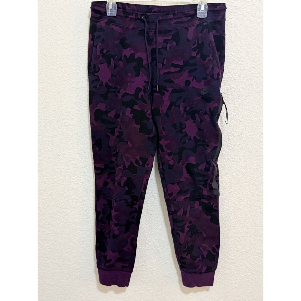 Nike Tech Fleece Purple Camo Colorway Joggers Pants Red Tag M